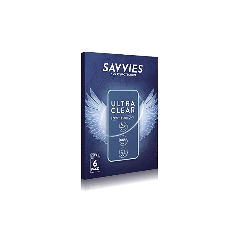Savvies 6 Stück Schutzfolie für Levowatch Eve 1.3" Displayschutz-Folie Ultra-Transparent