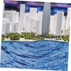 DOITOOL 1 Sheet Water Surface Sticker Water Grain Wallpaper for