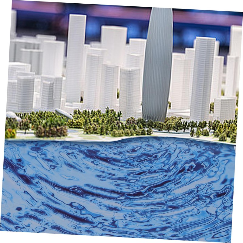 DOITOOL 1 Sheet Water Surface Sticker Water Grain Wallpaper for