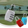 4 Pieces Luggage Locks,Suitcase Locks,Suitcase Padlocks,Combination Padlocks 3 Digit Combination
