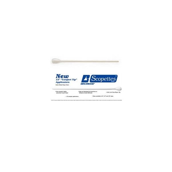 Birchwood Laboratories 34-7021-8 Single Ended Swab, Paper Handle, Case, 500,