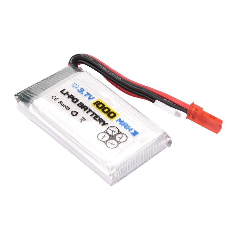 ENGPOW 3.7V 1000mAh 25C JST Plug Rechargeable LiPo Battery for