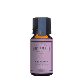Homemade Aromaterapi | Abundance Essential Oil Blend – Aromatic Ritual Oil with Orange, Frankincense, Ylang Ylang & Spices | Pure Diffuser Blend for Intentional Spaces | 0.33 FL Oz
