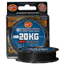 WFT Gliss Sinking Black 150 m (7 kg 0.12 mm)