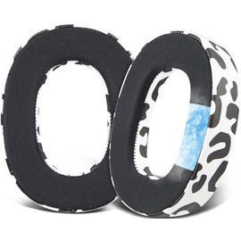 SOULWIT Cooling Gel Replacement Ear Pads Cushions for Jabra Elite 85h Wireless Over-Ear Headphones, Earpads with Soft Noise Isolation Foam - Elite 85h CG Snow Leopard