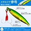 Allgu Tungsten Jig No. 3 40g Keimura Green Gold Vertical