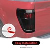 RT-TCZ Smoked Black Tail Light Lamp Cover Guard Trim Decoration