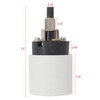 Universal Porcelain Ceramic Rotary Socket Knob Switch E26 Light 250W