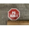 NEW GENUINE LAPD POLICE KMA-367 BLACK METAL LICENSE PLATE FRAME