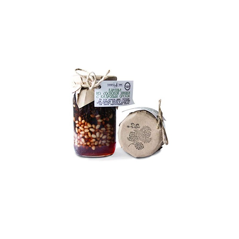 Pine Cone Jam with Cedar Nuts Kernel and Baby Pine