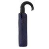 Knirps T.280 MidiumDuomatic CrockHandleSafrty Challenge Blue KNTL280-8434 Folding Umbrella, One-Touch