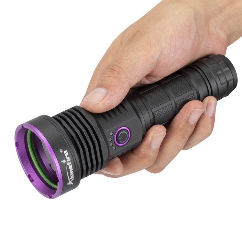 ALONEFIRE SV43 36W 365nm UV Flashlight USB C Rechargeable Ultraviolet