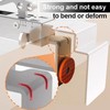 Jeonz Adjustable Drawer Fixing Clamp, Drawer Front Installation Clips 2Pcs