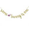 Some Bunny is One banner, 1st Birthday Banner, Bunny Theme,