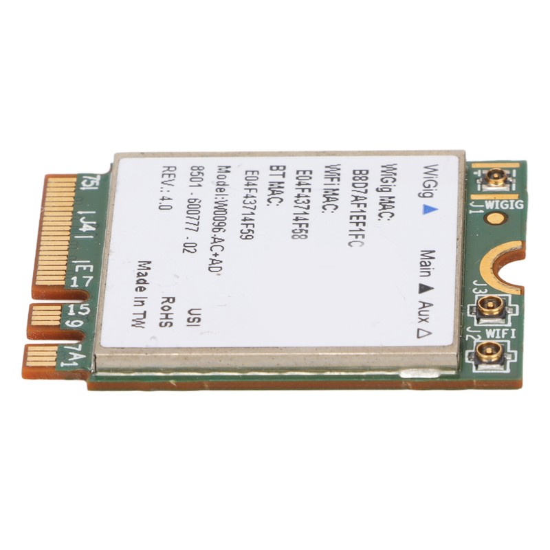 Wireless Net Card 867Mbps M.2 NGFF Wide Coverage 2.4Ghz 5Ghz