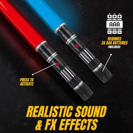 Liberty Imports 12 Pack LED Light Up Sabers Set - Motion Sensitive Retractable Swords with FX Sound Effects for Kids Party Supplies, Bulk Party Favors and Cosplay (Half Retract)