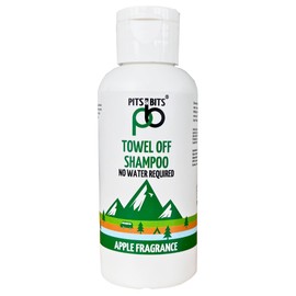 Pits and Bits Rinse Free Shampoo, Apple Fragrance, No Additional Water Or Rinsing Required 100ml