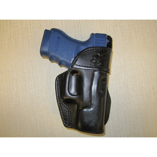 FITS Glock 30, 30s, 29, 29s Paddle Holster, Formed Leather,owb Belt Holster