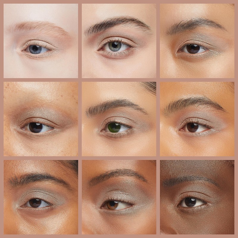 FOCALLURE Shimmer and Matte Cream Eyeshadow Stick,Smooth Brilliant Eye Brightener