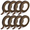 SOCNITC 8 Rolls Floral Tape, 1/2" by 240 Yard Brown