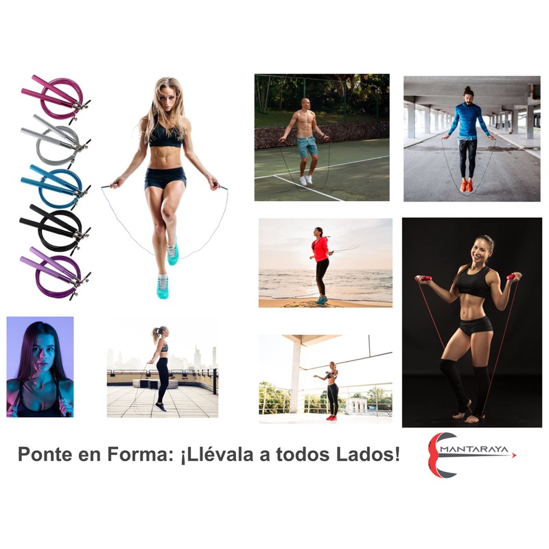 Adjustable Aluminium Handles Speed Jump Rope (Rosa)