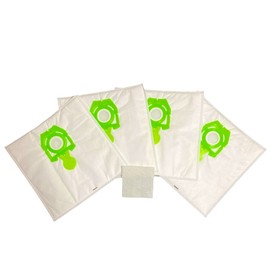 4 PCS Zelmer Vacuum Bags for Model 1500, 1600, 2500 fit zelmer Canister Vacuum (4 Bags + 1 Universal Filter) HEPA Vacuum Bag