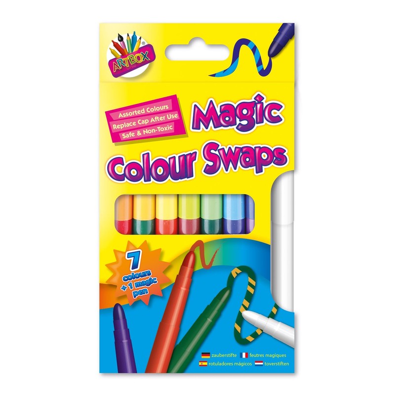 THE ART BOXArtbox Magic Colour Swap Fibre Pen (Pack of