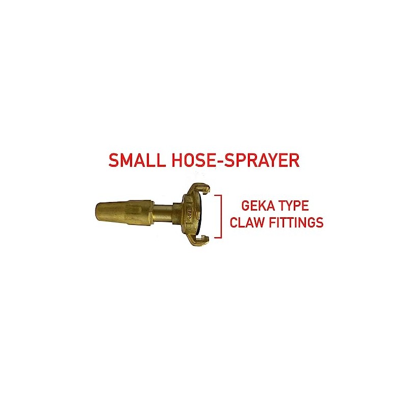 Brass GEKA Type Hose Quick Connect Adapter Claw Fitting Pipe