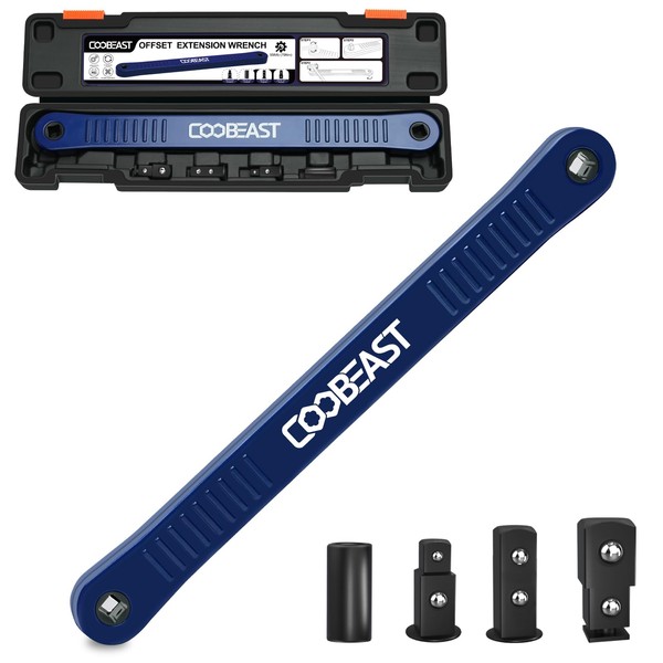 coobeast Offset Extension Wrench Impact Ready Socket Wrench Extender Tool