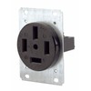 Leviton 60 Amp, 120/208 Volt, Flush Mounting Receptacle, Straight Blade,