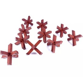 General Jim's Toys German Landing Craft Barrier Building Blocks Anti-Craft Antitank Toy Bricks x 10