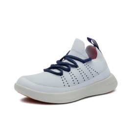 Grundéns Women's Sea Knit Boat Shoe | Lace-Up, Water-Resistant, Arctic Ice, 7