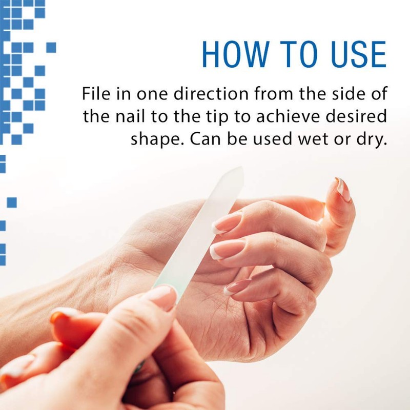 Nail Tek File with Companion Case, Mini, 3"