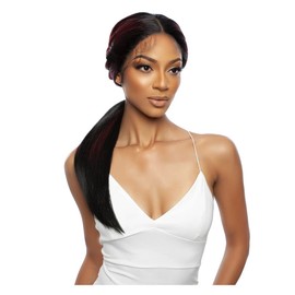Mane Concept Red Carpet Synthetic HD 13X4 Frontal Lace Wig - RCHF213 EVERLY (1B)