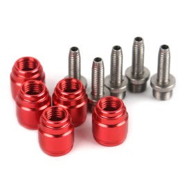 Bike Olive Brake Connecting Insert Combo Set, Aluminum Alloy Olive Connecting Insert Brake Olive Set for AD593