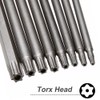 Saipor 8pcs 200mm/7.9" Long Torx Head Screwdriver Bit Set Magnetic