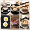 12 Pcs Crumpet Rings 10cm Stainless Steel Baking Rings for