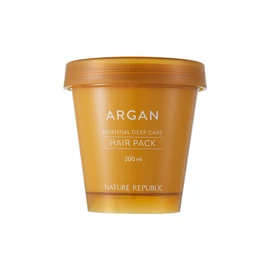 Nature Republic Argan Essential Deep Care Nourishing Hair Pack, Single Option NF0011 / 네이처리퍼블릭 아르간 에센셜 딥케어 영양 헤어팩, 단일옵션 NF0011