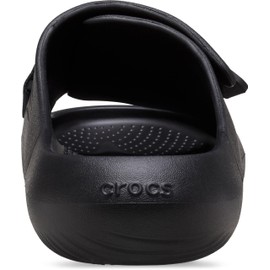 Crocs Unisex Mellow Luxe Recovery Slide Black Men's 6, Women's 8 Medium