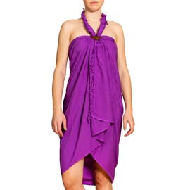 PANASIAM Sarong uni purple, 190x116cm