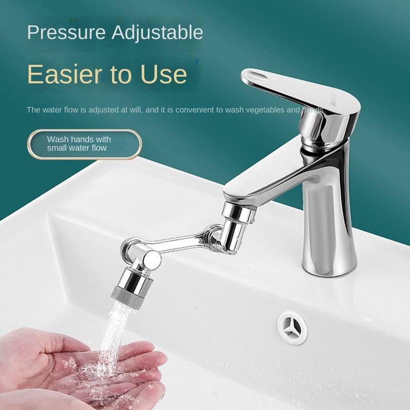 Tap Extension Kitchen Sink Aerator Water Saver Rotating 2 Mode