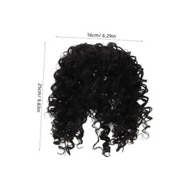 Baluue Realistic Curly Wiglet Clip-in Hair Topper for Women Synthetic Hair Extensions for Parties Weddings