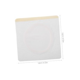 FRCOLOR Breathable Cloth Navel Patches 50pcs Baby Navel Patches Castor Oil Scar Removal Acupoint Therapy