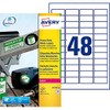 Avery L4778-20 960X Ultra-Resistant Labels 45.7 X 21.2 Mm White for Laser Printers