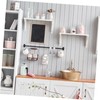 KONTONTY Stylish Over The Door Hooks 4pcs Cabinet Hooks for