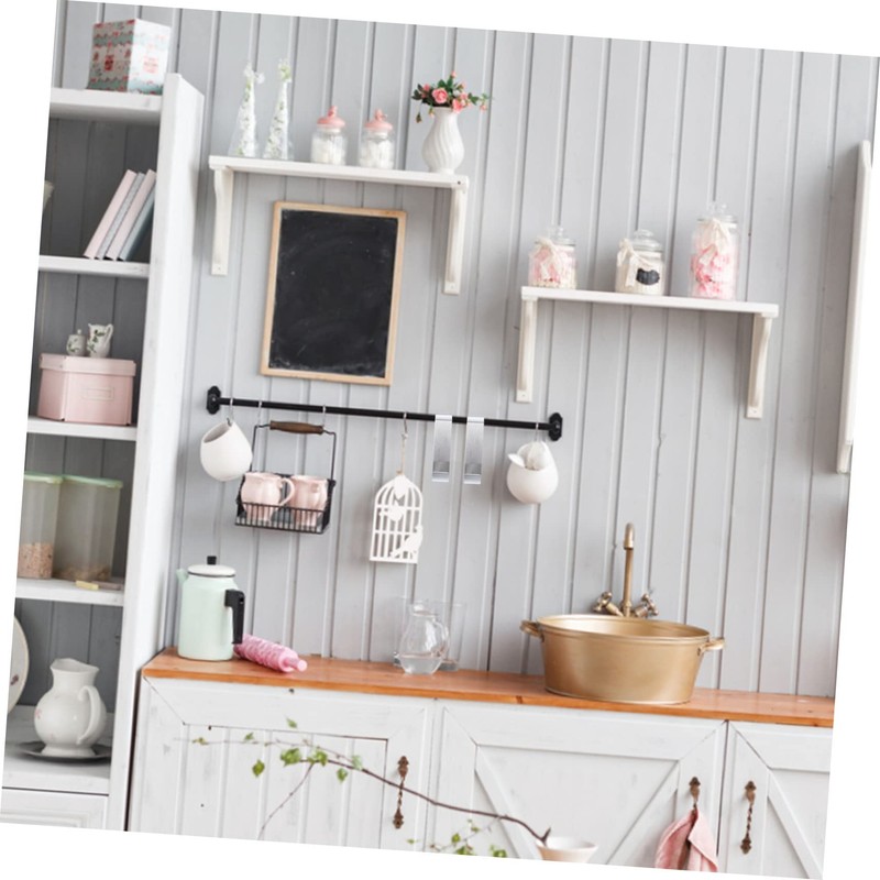 KONTONTY Stylish Over The Door Hooks 4pcs Cabinet Hooks for