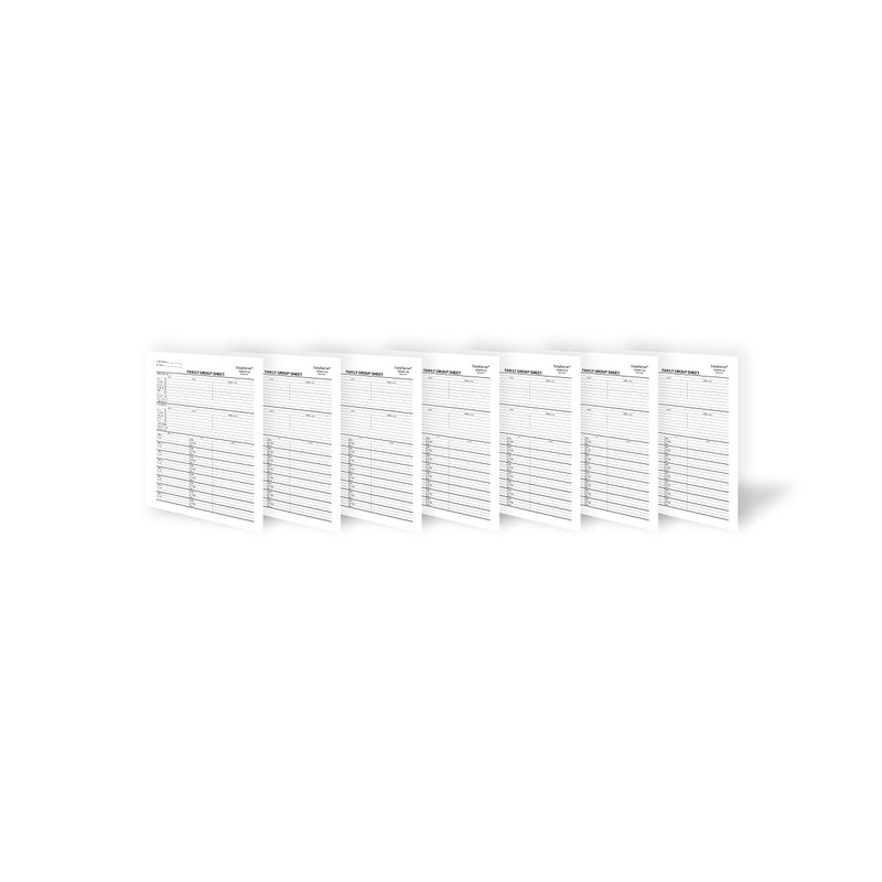 Blank Two-Sided Family Group Sheets for Genealogists (7-Pack) | Archival-Quality