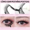 20 Pares De Pestañas Postizas 3d Mixtas Visón Hecho Mano