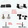 Basic Black Aluminum Alloy Cabinet Hardware Jig for Effortless Handles,
