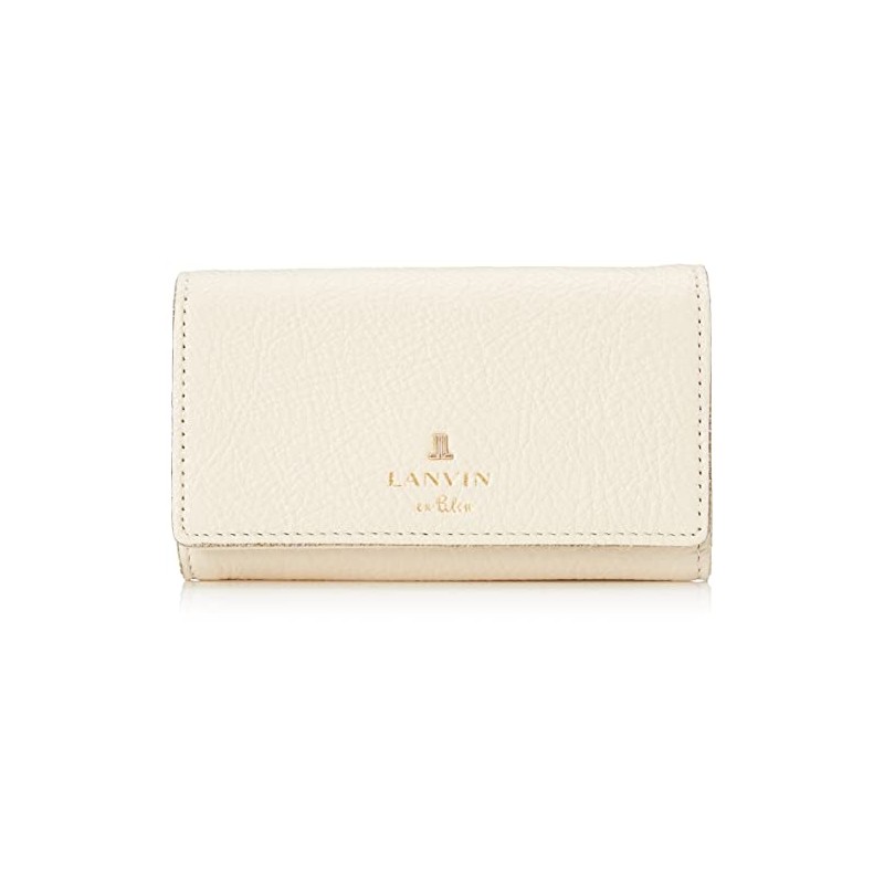 Lanvin on Blue Melanie Key Case with Key Ring, white